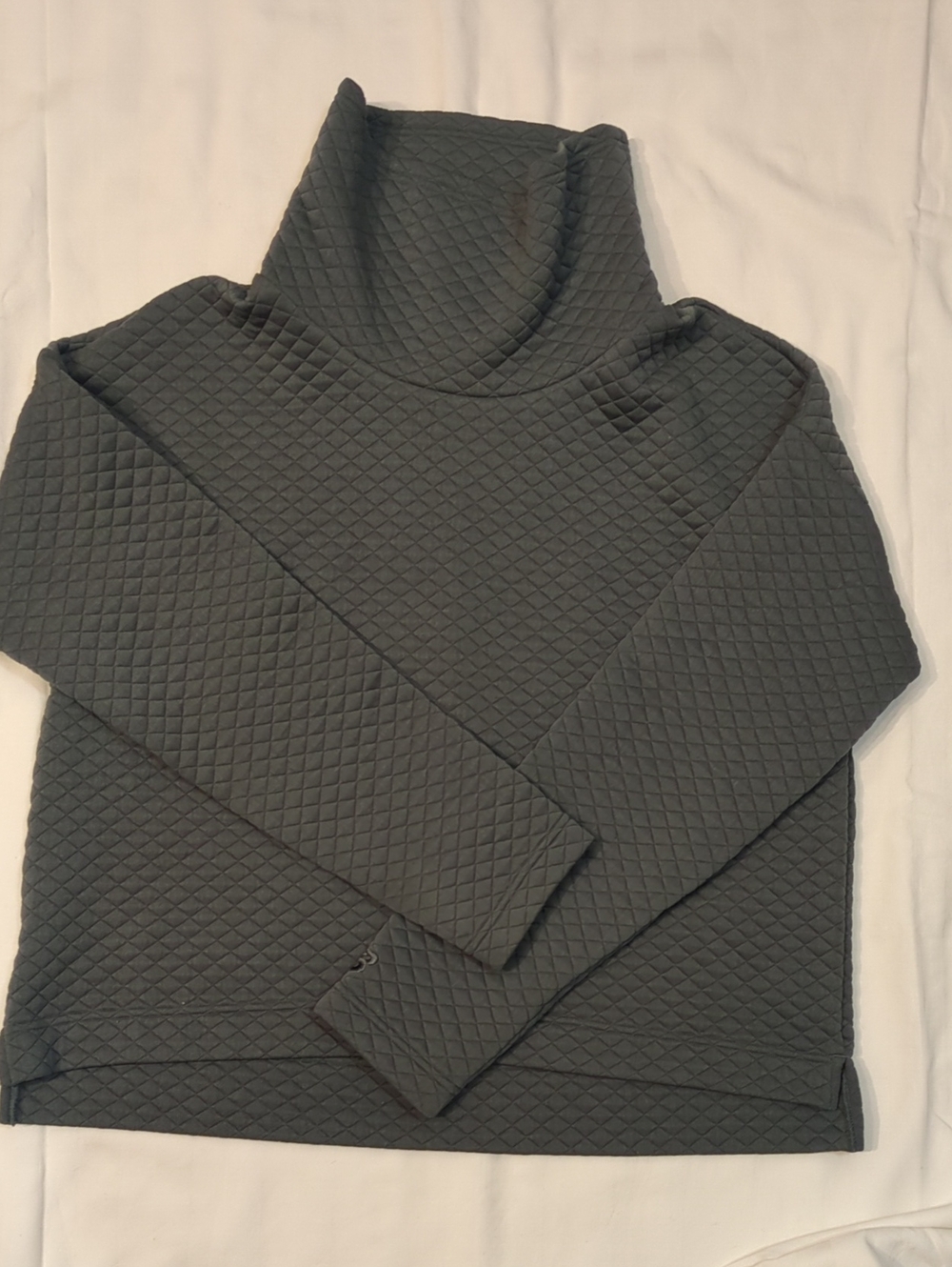 New Balance Quilted Mock Neck Pullover